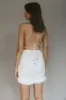 Giovana Halterneck Frill Mini Dress White sold by Selfie Leslie