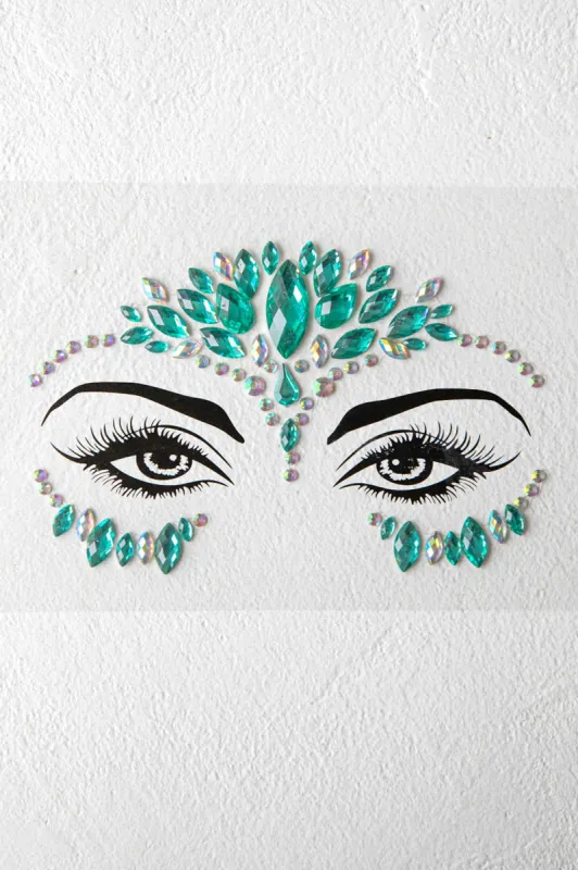 Electric Nights Face Jewels Multi A sold by Selfie Leslie