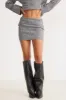 SNDYS Brooks Mini Skirt Grey sold by Selfie Leslie