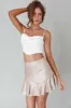 Lila Cowl Neck Corset Top Cream sold by Selfie Leslie