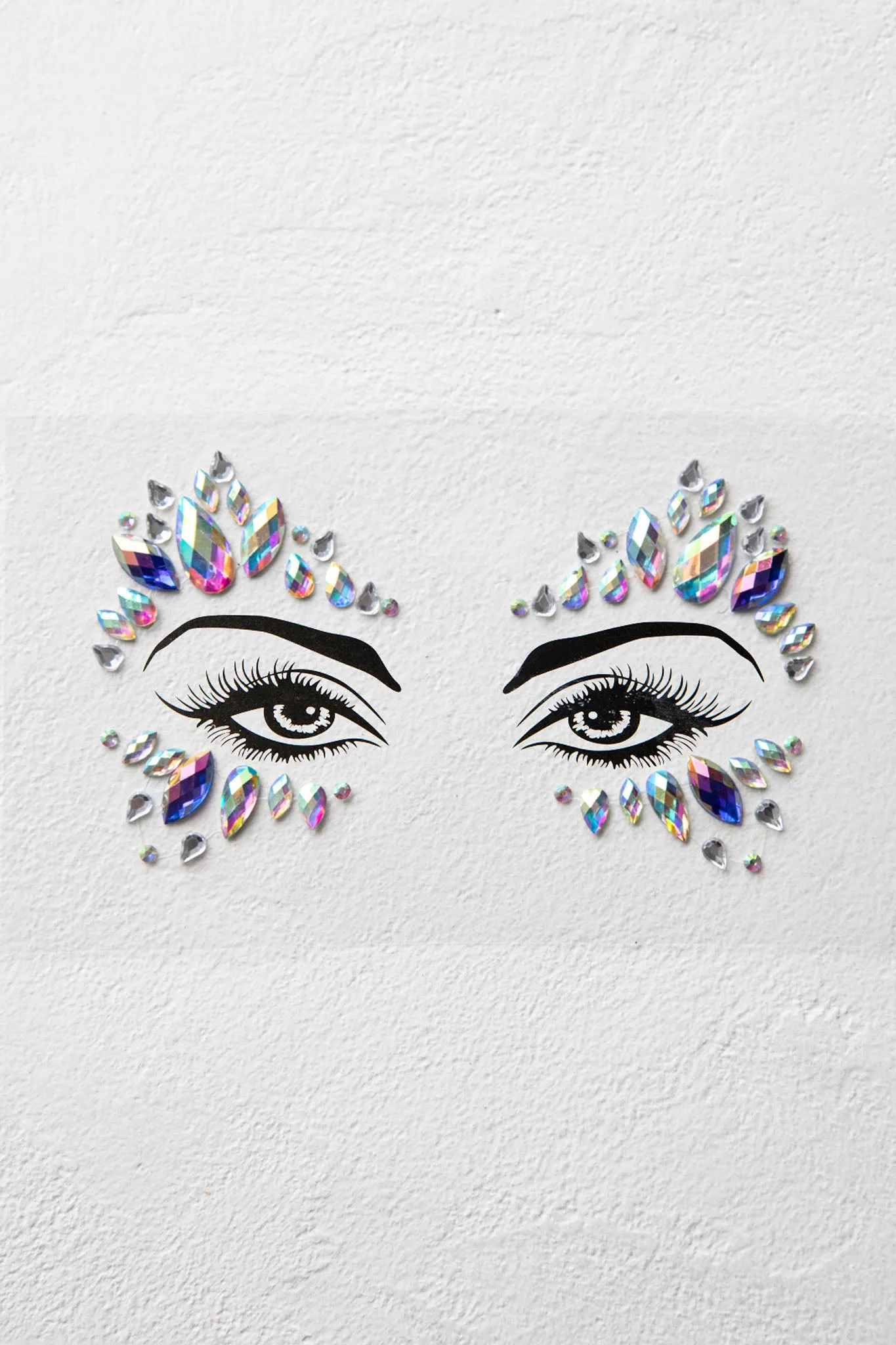 Electric Nights Face Jewels Multi B sold by Selfie Leslie