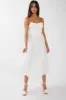 Rosemary Tulle Bustier Midi Dress White sold by Selfie Leslie