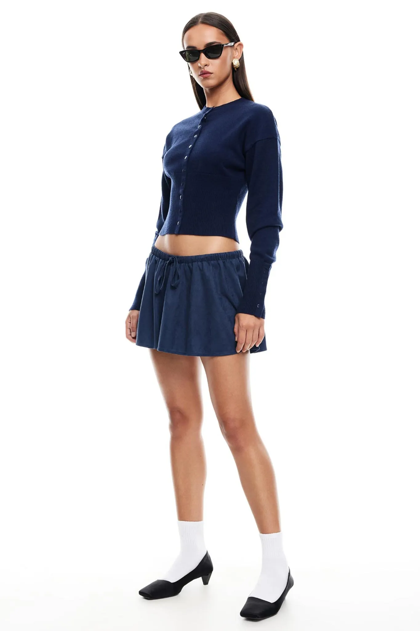 LIONESS Ghost Mini Skirt Navy sold by Selfie Leslie product image thumbnail 2