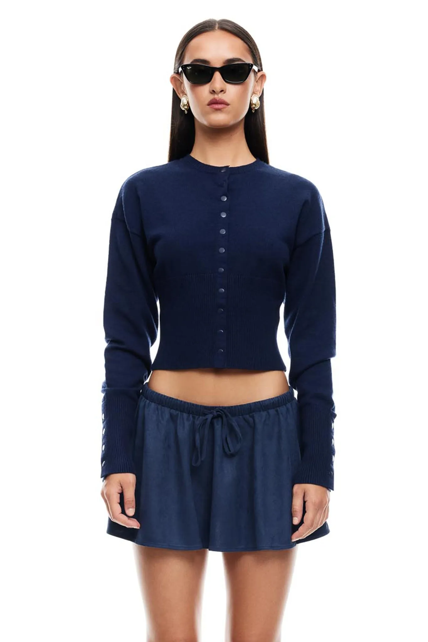 LIONESS Ghost Mini Skirt Navy sold by Selfie Leslie product image thumbnail 4