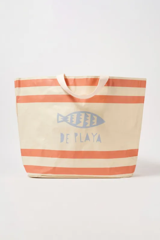 SUNNYLiFE Carryall Beach Bag De Playa Coral Utopia sold by Selfie Leslie