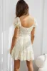 Amilie Shirred Waist Sundress Floral Yellow sold by Selfie Leslie
