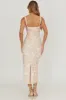Persia Bodycon Midi Dress Pink Multi sold by Selfie Leslie