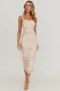 Persia Bodycon Midi Dress Pink Multi sold by Selfie Leslie