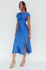 Lucinda Twist Back Midi Dress Navy sold by Selfie Leslie