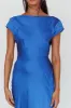 Lucinda Twist Back Midi Dress Navy sold by Selfie Leslie