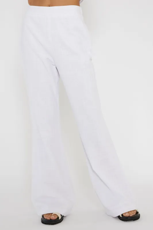 Freestyle Flared Pants White sold by Selfie Leslie