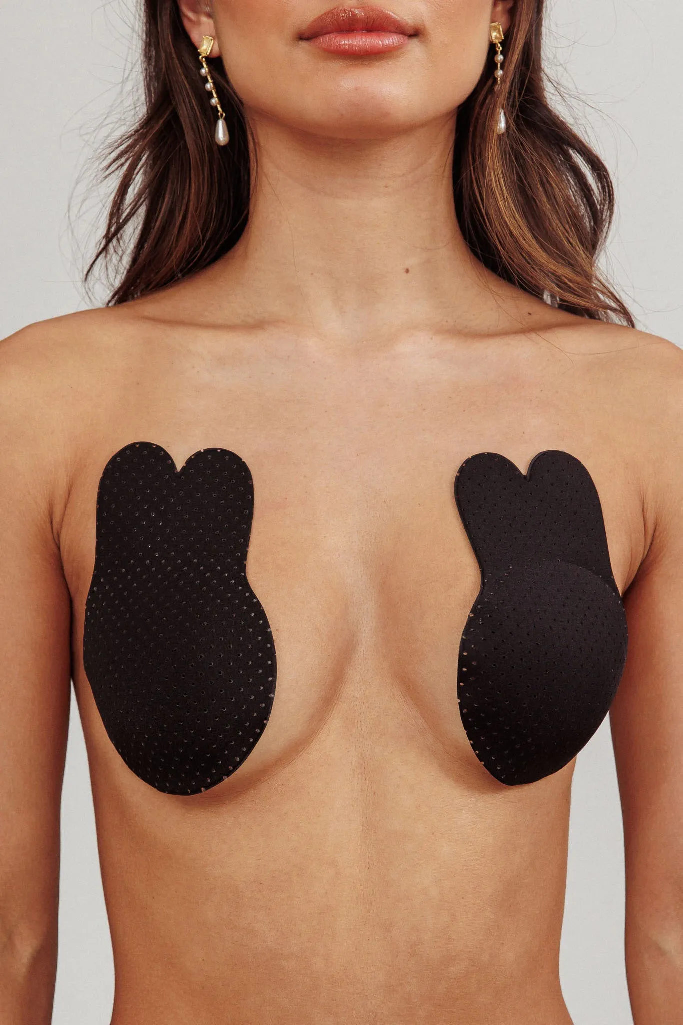 Felicia Bunny Adhesive Bra Black sold by Selfie Leslie product image thumbnail 2