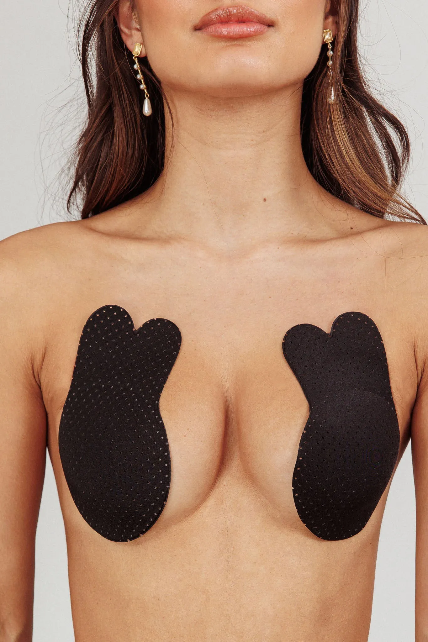 Felicia Bunny Adhesive Bra Black sold by Selfie Leslie