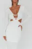 Dress Codes Cut-Out Maxi Dress White sold by Selfie Leslie