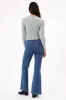 ROLLA'S Eastcoast Flare Long Jeans Dark Vintage Blue sold by Selfie Leslie