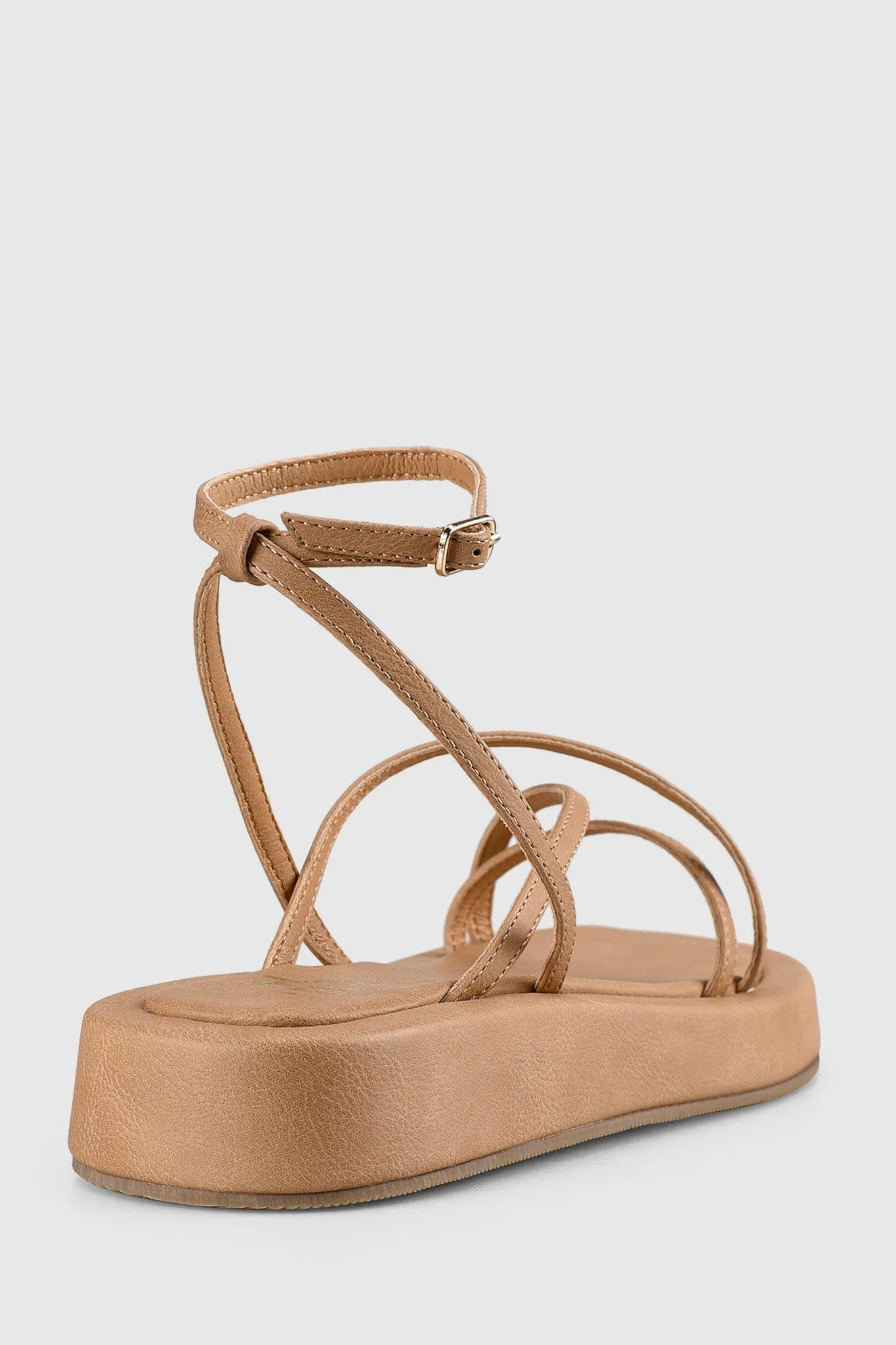VERALi Bondi Flatform Sandals Caramel Softee sold by Selfie Leslie product image thumbnail 3