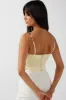 Rose Garden Floral Applique Crop Top Yellow sold by Selfie Leslie