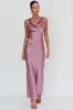 Cassiopeia Open Back Maxi Dress Grape sold by Selfie Leslie