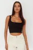 Pali U-Neckline Crop Top Black sold by Selfie Leslie