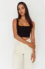 Pali U-Neckline Crop Top Black sold by Selfie Leslie