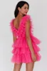 Froufrou Layered Tulle Mini Dress Hot Pink sold by Selfie Leslie