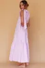 Cruise Shoulder Tie Maxi Dress Lilac sold by Selfie Leslie