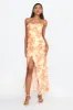 Marianna Twist Back Maxi Dress Orange sold by Selfie Leslie