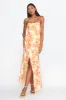 Marianna Twist Back Maxi Dress Orange sold by Selfie Leslie