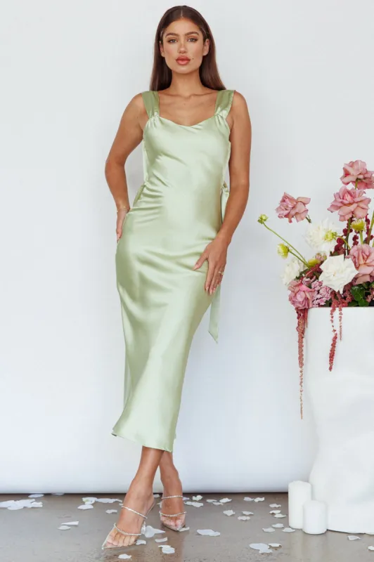 Amielle Open Back Midi Dress Mint sold by Selfie Leslie