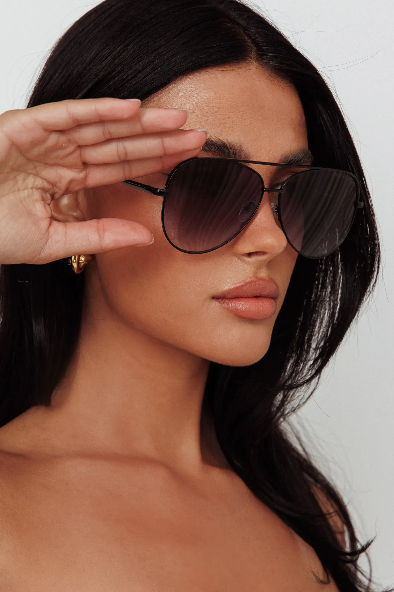 Peta And Jain Franki Sunglasses Black sold by Selfie Leslie product image thumbnail 3