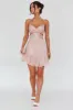 Dream Of You Twist Bodice Mini Dress Rose sold by Selfie Leslie