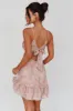 Dream Of You Twist Bodice Mini Dress Rose sold by Selfie Leslie