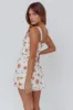 Sunbeam Eyelet Embroidery Bow Mini Dress Floral Pink sold by Selfie Leslie