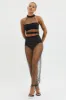 Moon Rock Diamante Mesh Pants Black sold by Selfie Leslie