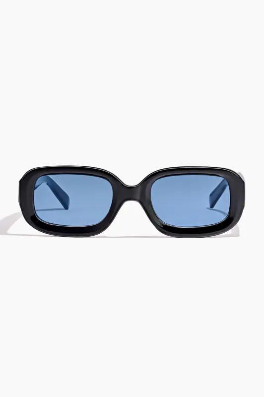 SZADE Sunglasses Soho ; Black/Prussian sold by Selfie Leslie