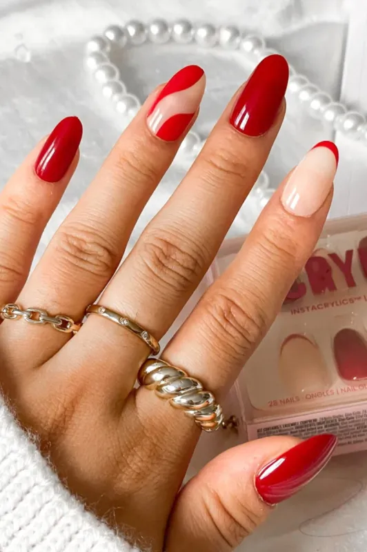 ACRYLIQUE Instacrylics Candy Cane sold by Selfie Leslie