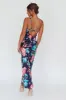 From Above V-Back Midi Dress Floral Navy sold by Selfie Leslie