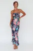 From Above V-Back Midi Dress Floral Navy sold by Selfie Leslie