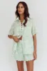 Swing Of Things Scalloped Edge Shirt Print Sage sold by Selfie Leslie