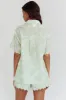 Swing Of Things Scalloped Edge Shirt Print Sage sold by Selfie Leslie