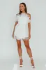 My Beloved Organza Frill Mini Dress White sold by Selfie Leslie