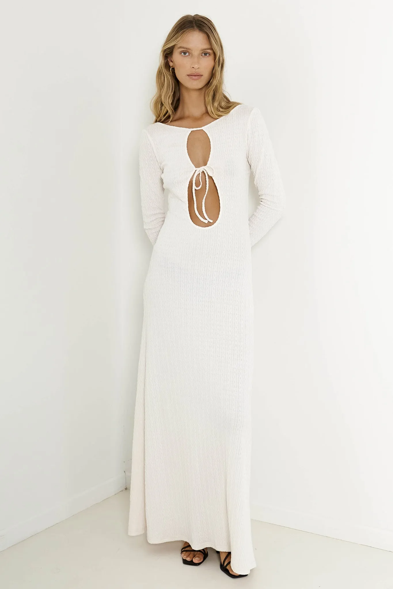 SNDYS Tallulah Maxi Dress White sold by Selfie Leslie product image thumbnail 3