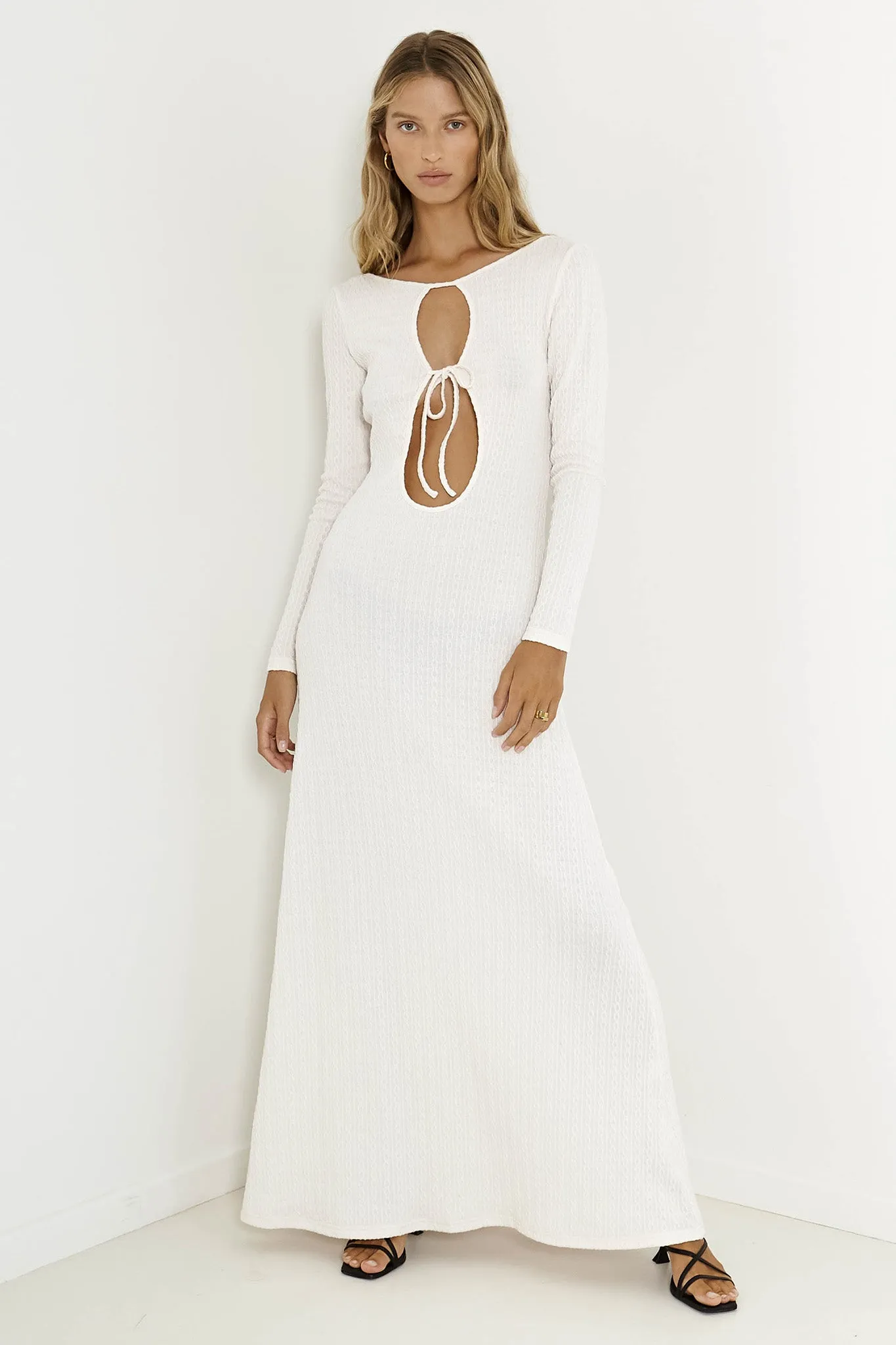 SNDYS Tallulah Maxi Dress White sold by Selfie Leslie