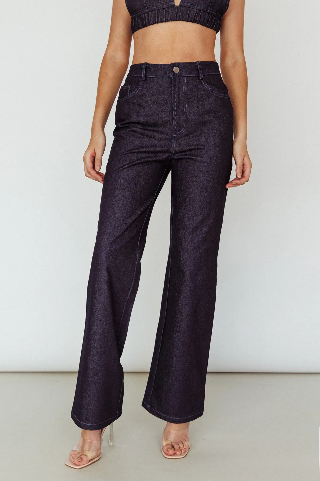 Isalei Straight Leg Pants Denim sold by Selfie Leslie product image thumbnail 4