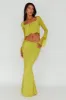 Rana String Tie Side Midi Skirt Apple sold by Selfie Leslie