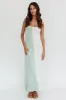 Sunday Fun Day Knit Maxi Dress Sage Cream sold by Selfie Leslie