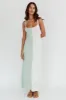 Sunday Fun Day Knit Maxi Dress Sage Cream sold by Selfie Leslie
