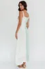 Sunday Fun Day Knit Maxi Dress Sage Cream sold by Selfie Leslie