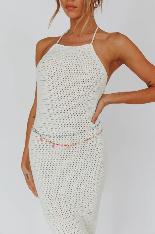 Sunny Beaded Waist Chain Multi sold by Selfie Leslie