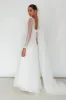 Fairytale Dream Sheer Sleeve Maxi Dress White sold by Selfie Leslie